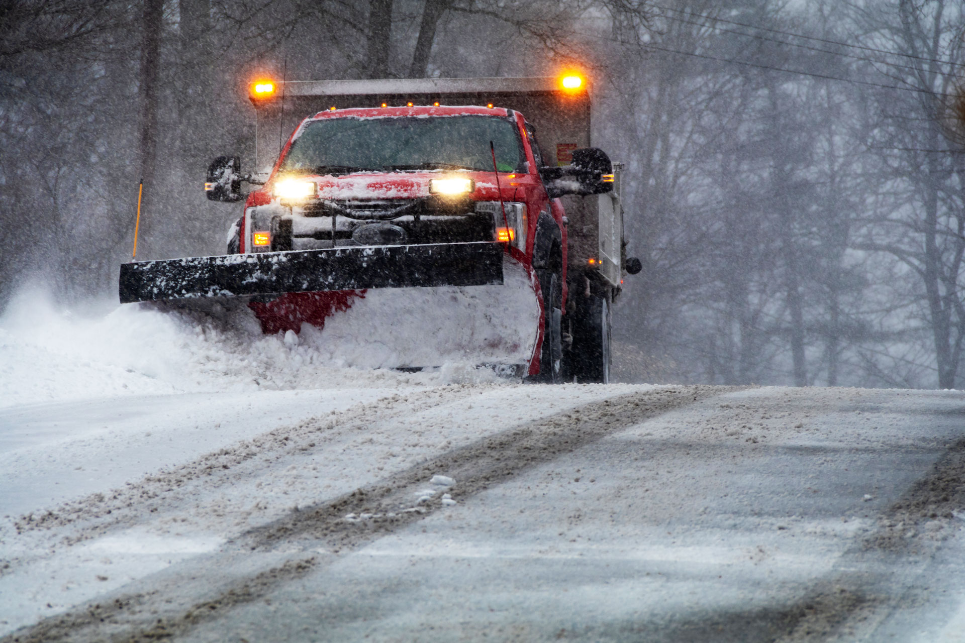 SAB Landscape Tree Service Trucks and wood chipper and Crane